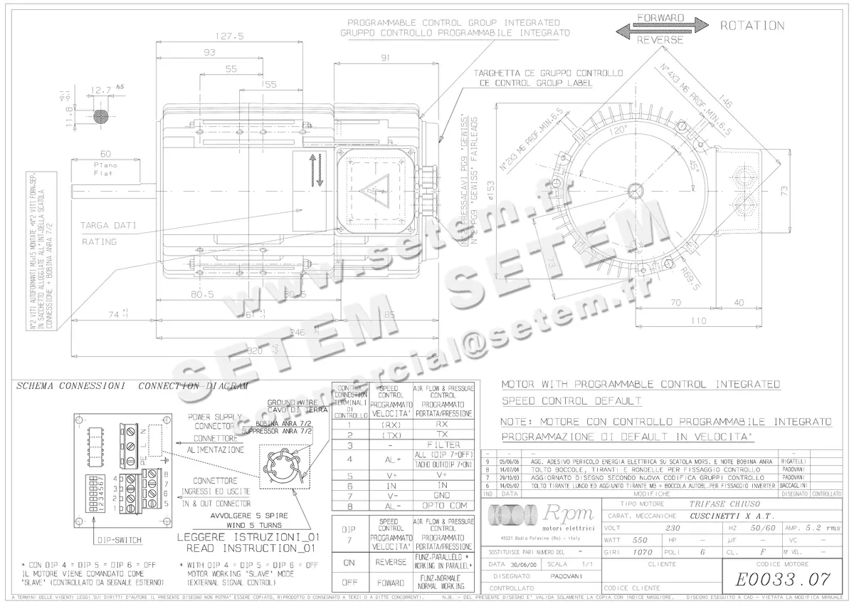 5726002545-MOTEUR RPM E003307 3