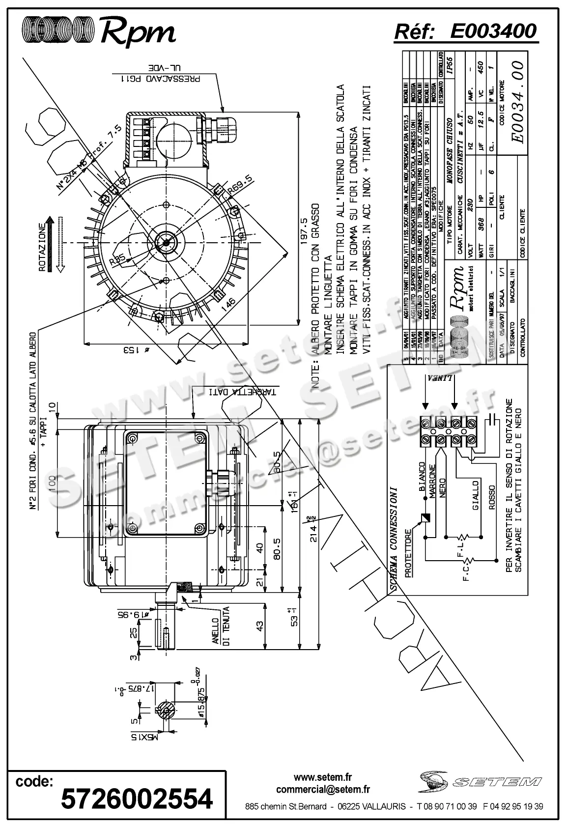 5726002554-MOTEUR RPM E003400