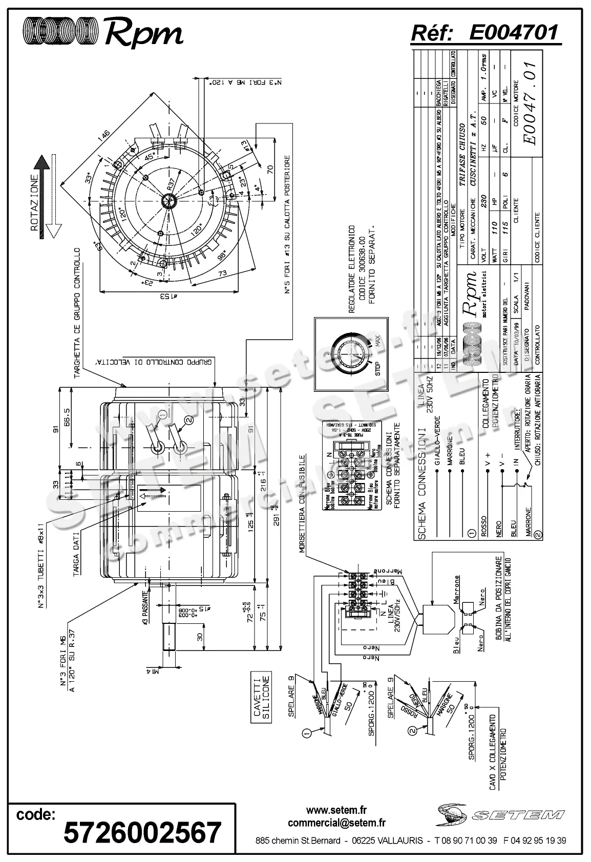 5726002567-MOTEUR RPM E004701