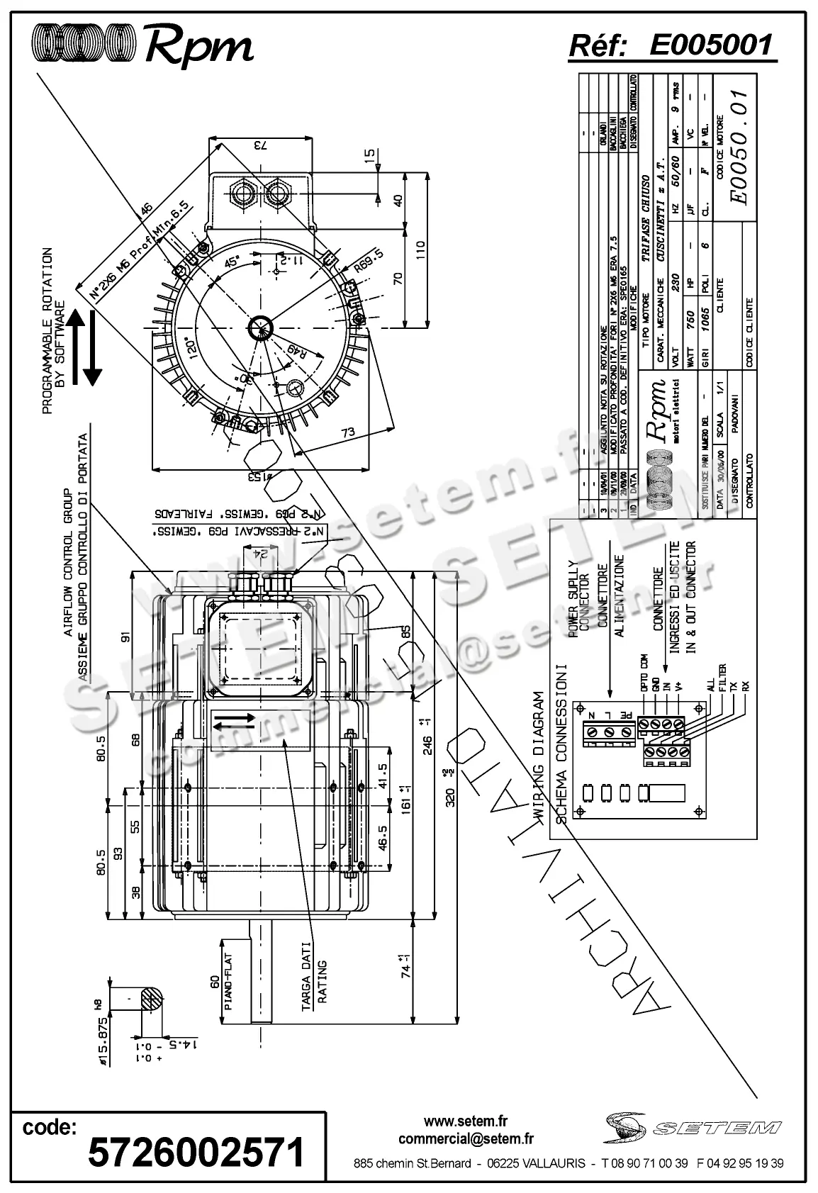 5726002571-MOTEUR RPM E005001