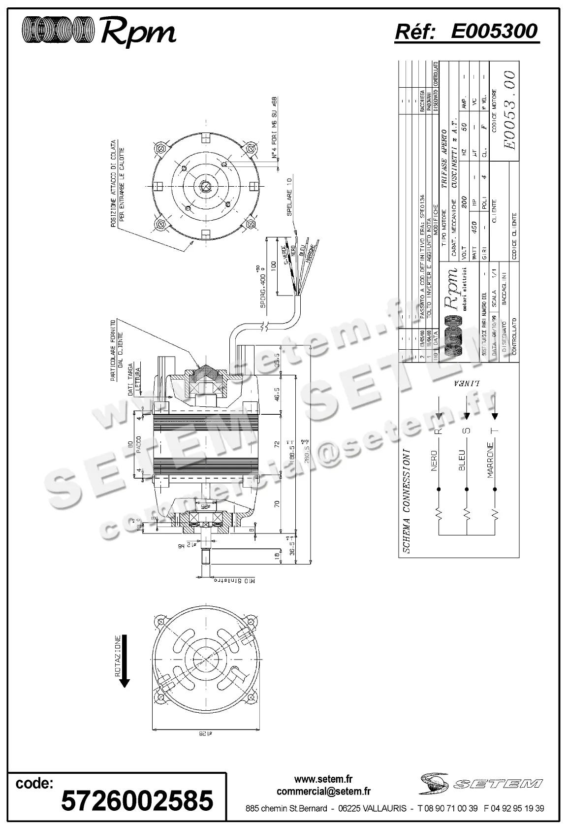 5726002585-MOTEUR RPM E005300