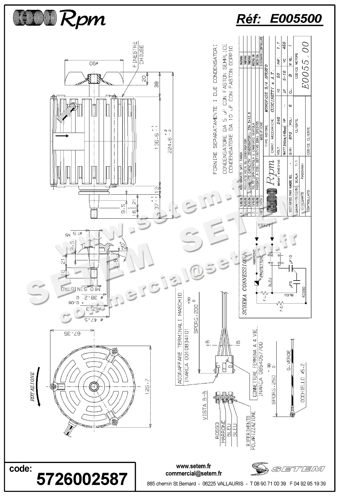5726002587-MOTEUR RPM E005500