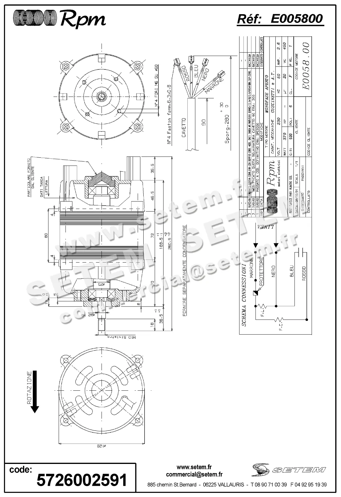 5726002591-MOTEUR RPM E005800