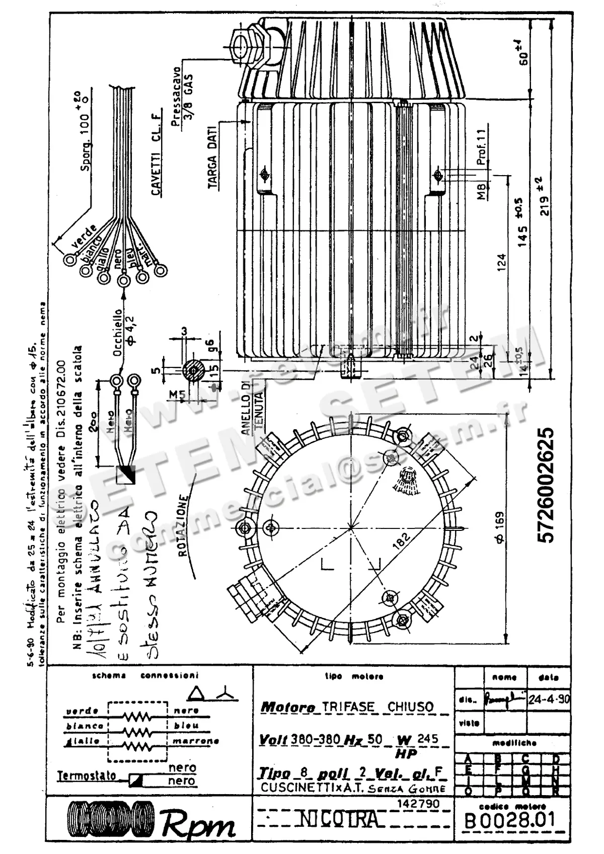 5726002625-MOTEUR RPM B002801