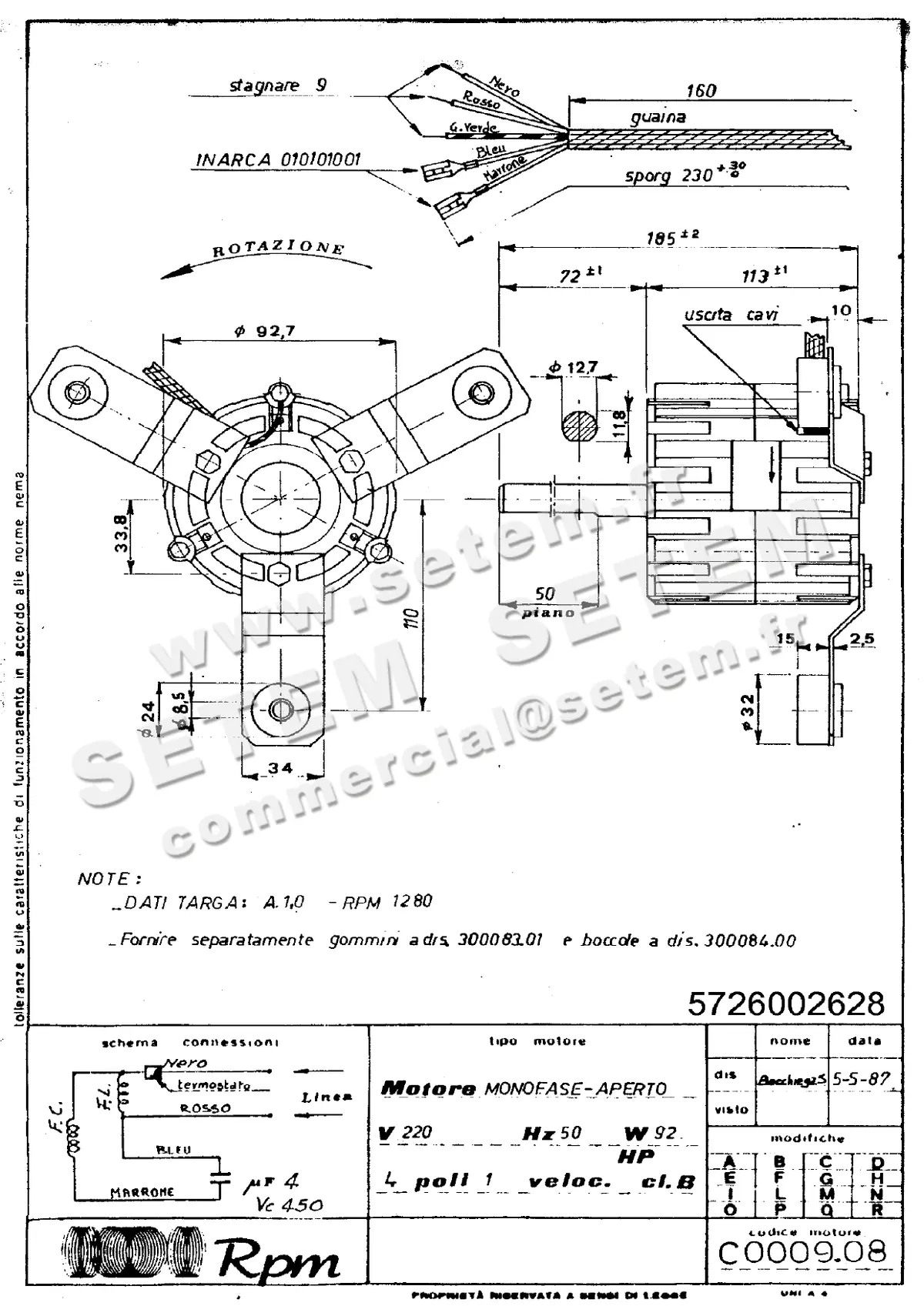 5726002628-MOTEUR RPM C000908