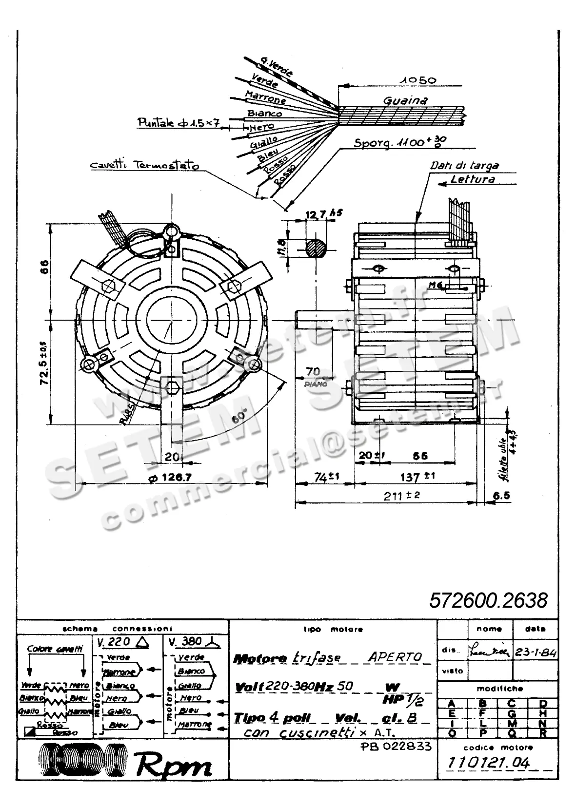 5726002638-MOTEUR RPM 11012104