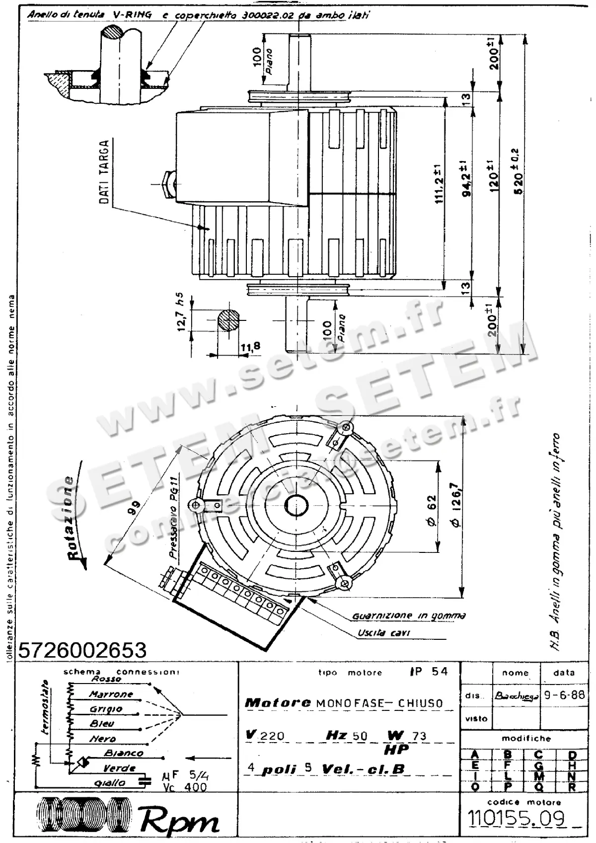 5726002653-MOTEUR RPM 11015509