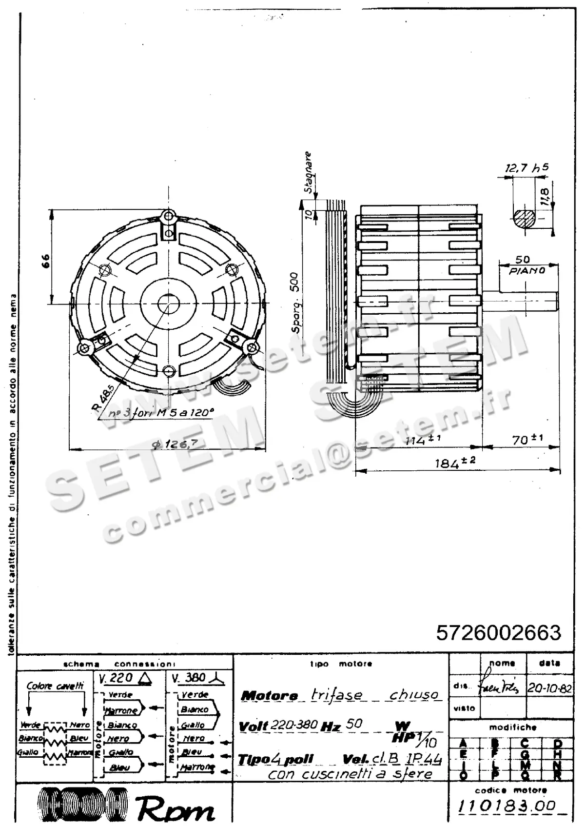5726002663-MOTEUR RPM 11018300