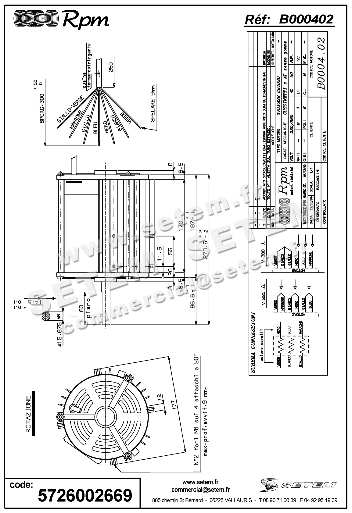 5726002669-MOTEUR RPM 11019113