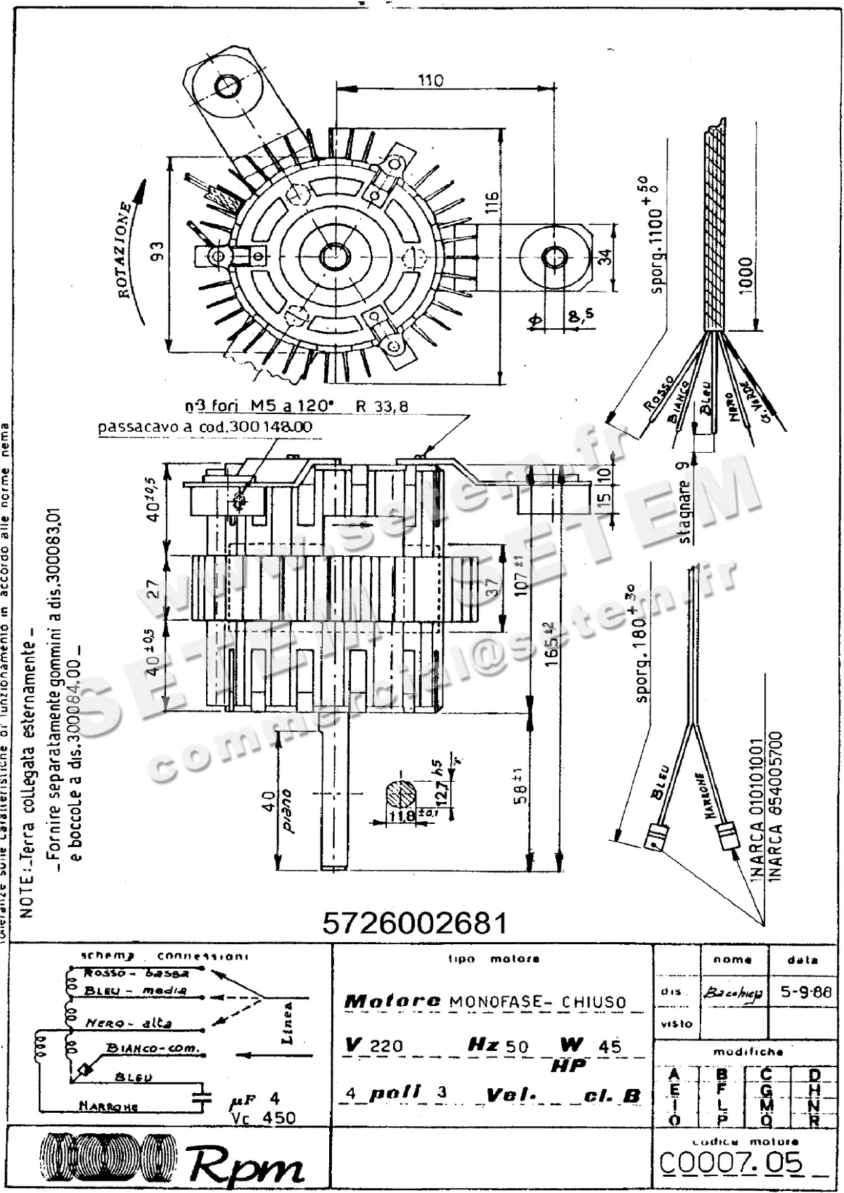 5726002681-MOTEUR RPM C000705