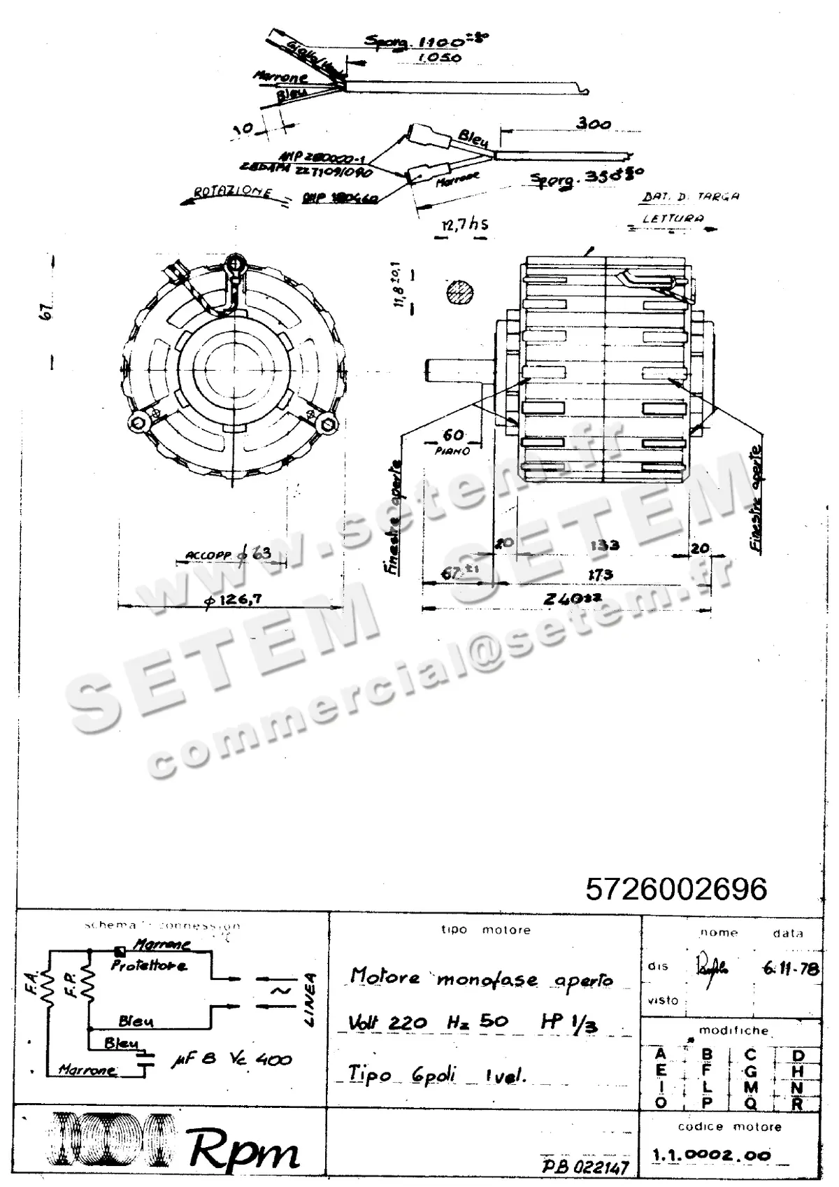 5726002696-MOTEUR RPM 11000200