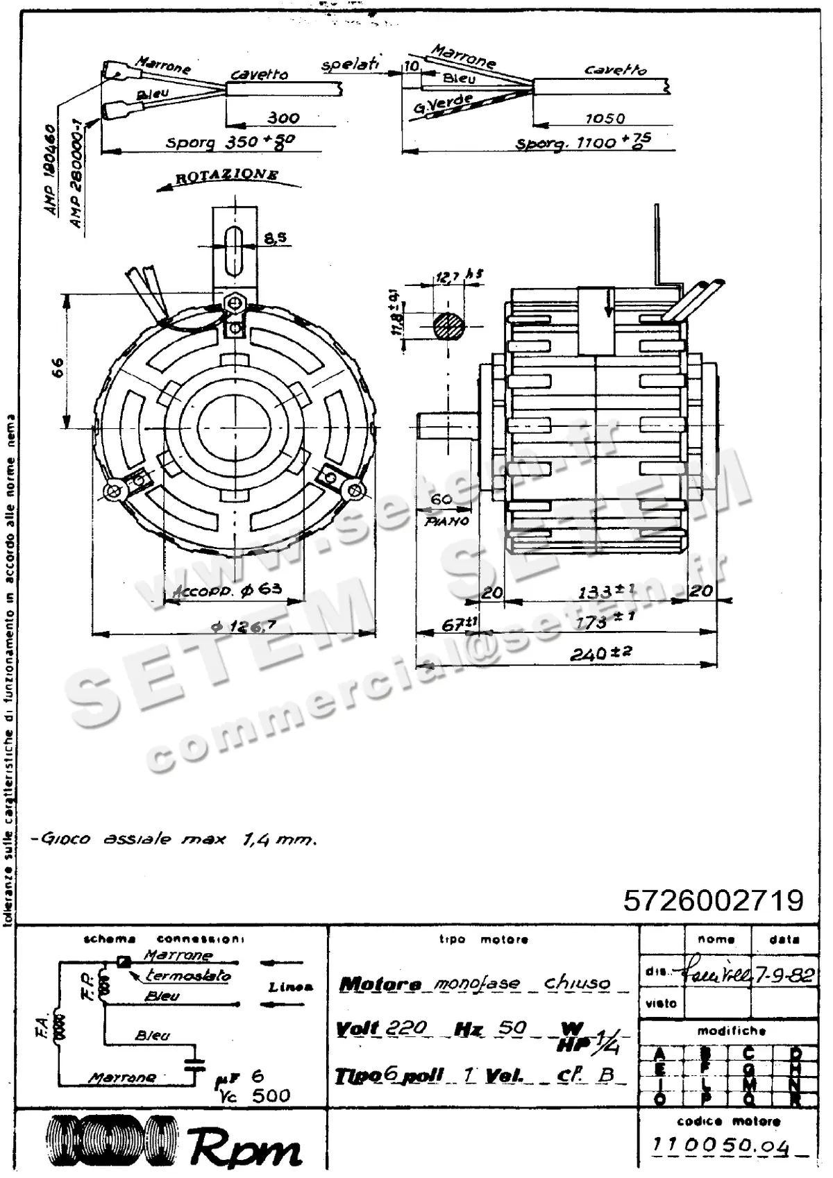5726002719-MOTEUR RPM 11005004