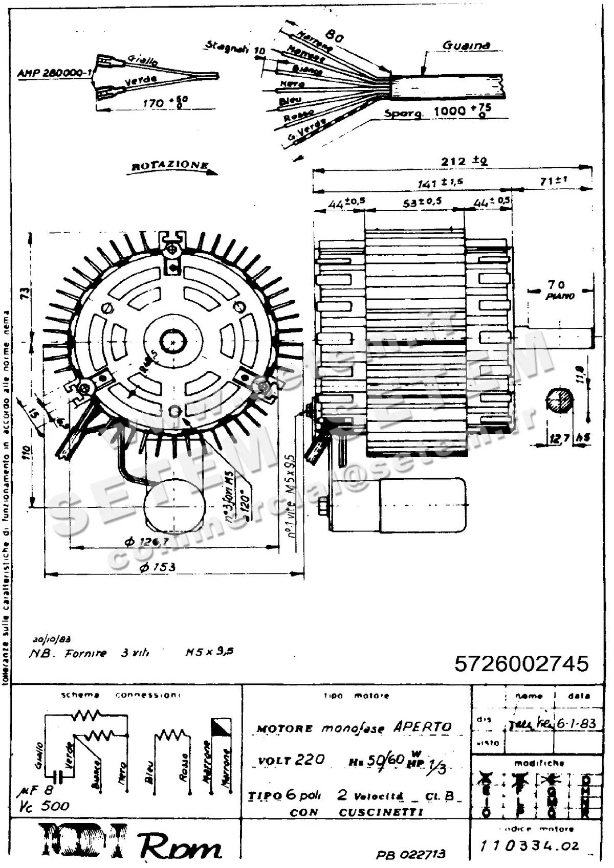 5726002745-MOTEUR RPM 11033402