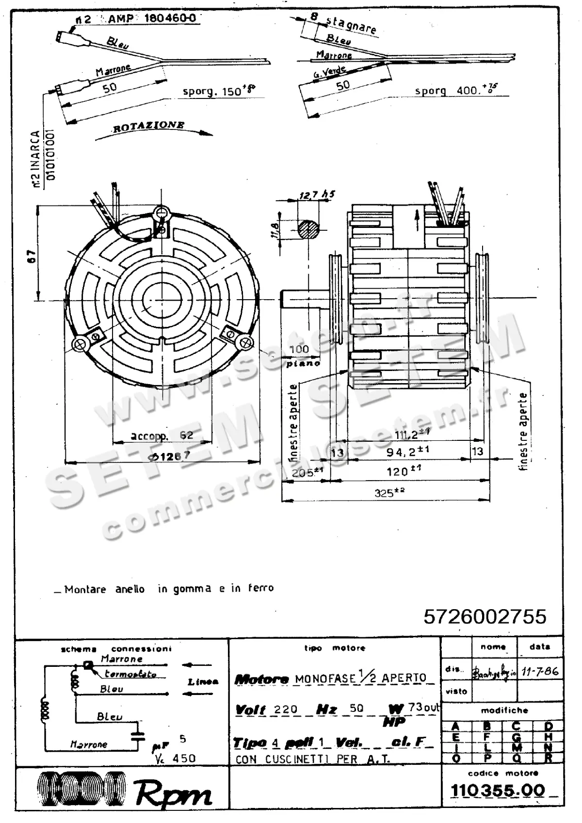 5726002755-MOTEUR RPM 11035500