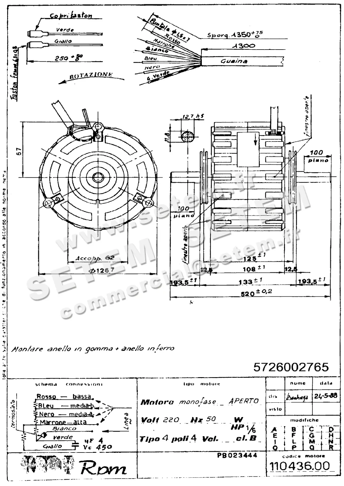 5726002765-MOTEUR RPM 11043600