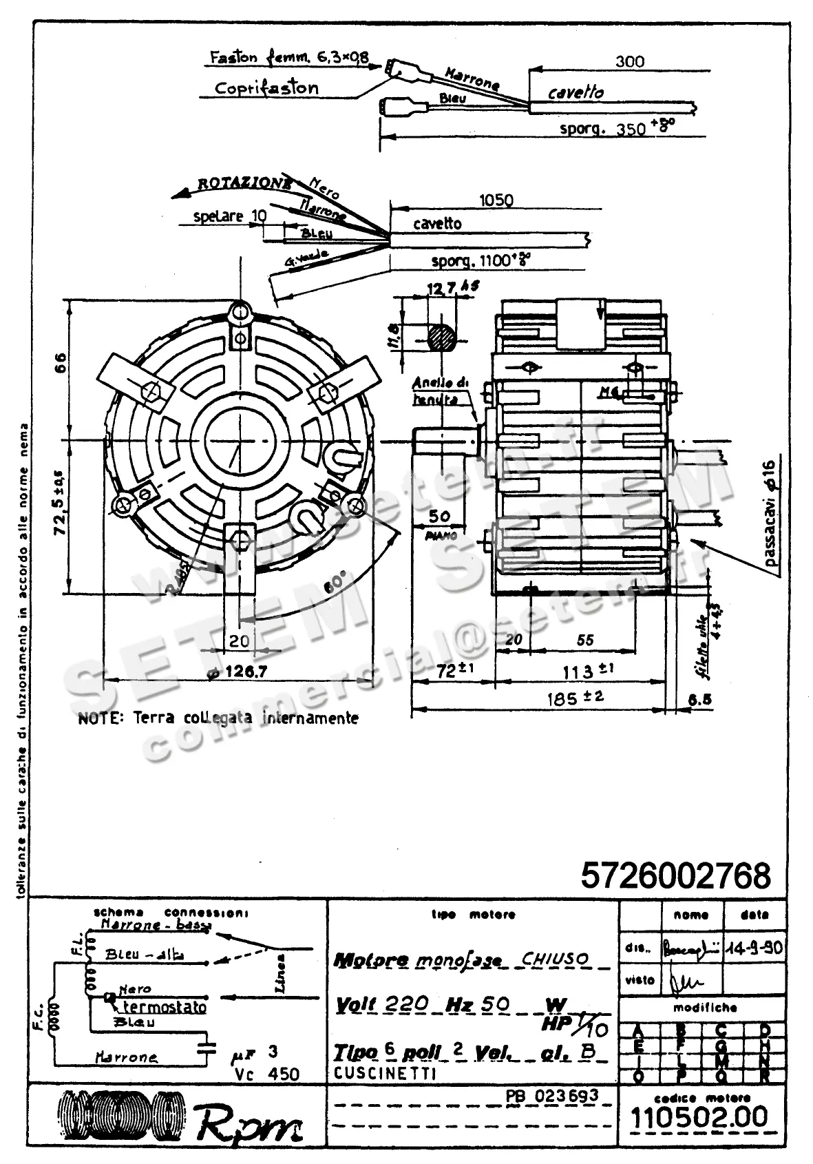 5726002768-MOTEUR RPM 11050200