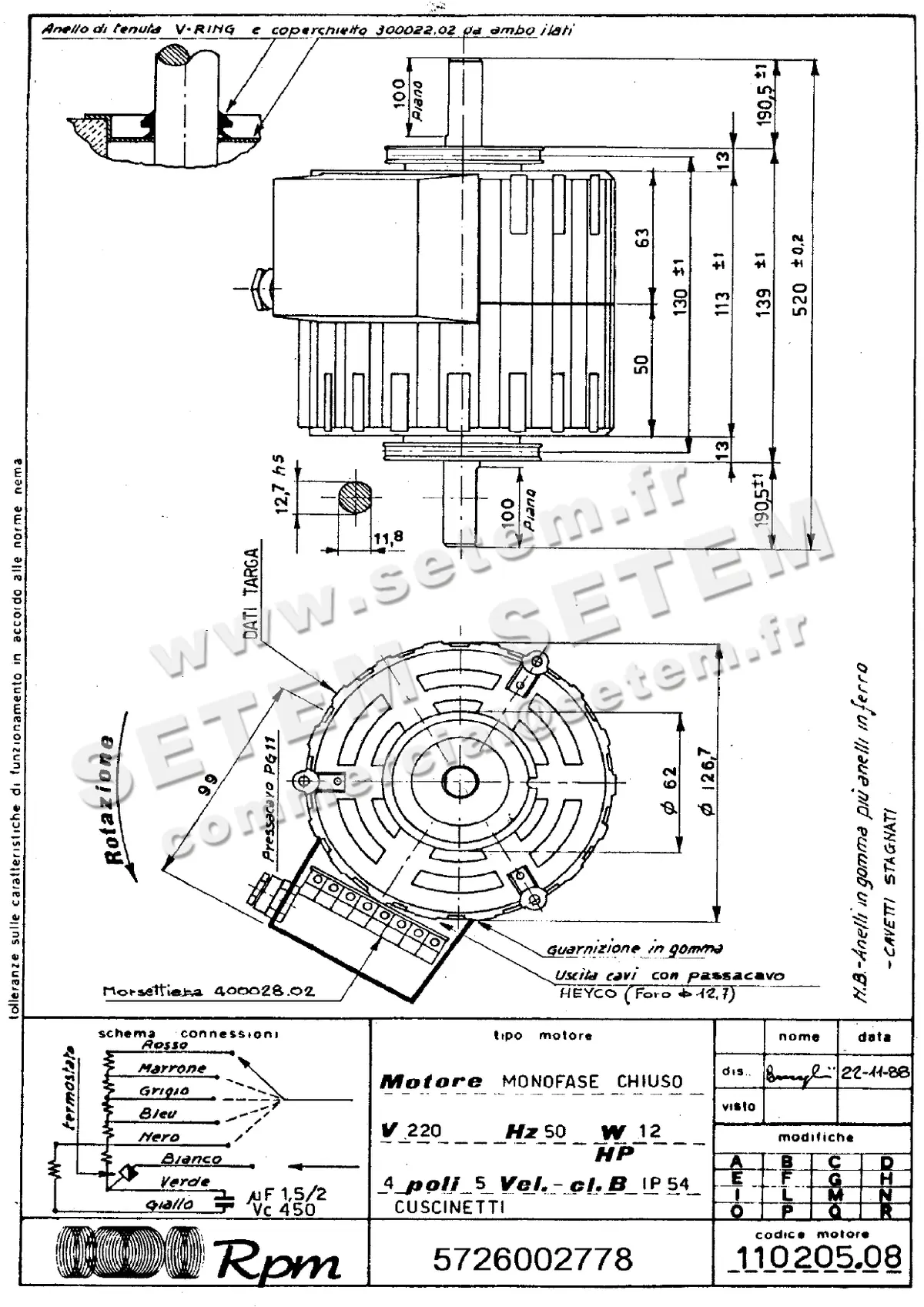 5726002778-MOTEUR RPM 11020508