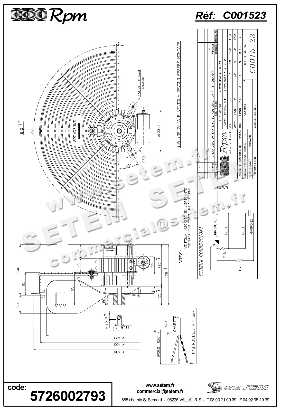 5726002793-VENTILATEUR RPM C001523