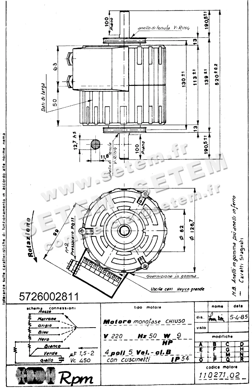 5726002811-MOTEUR RPM 11027102