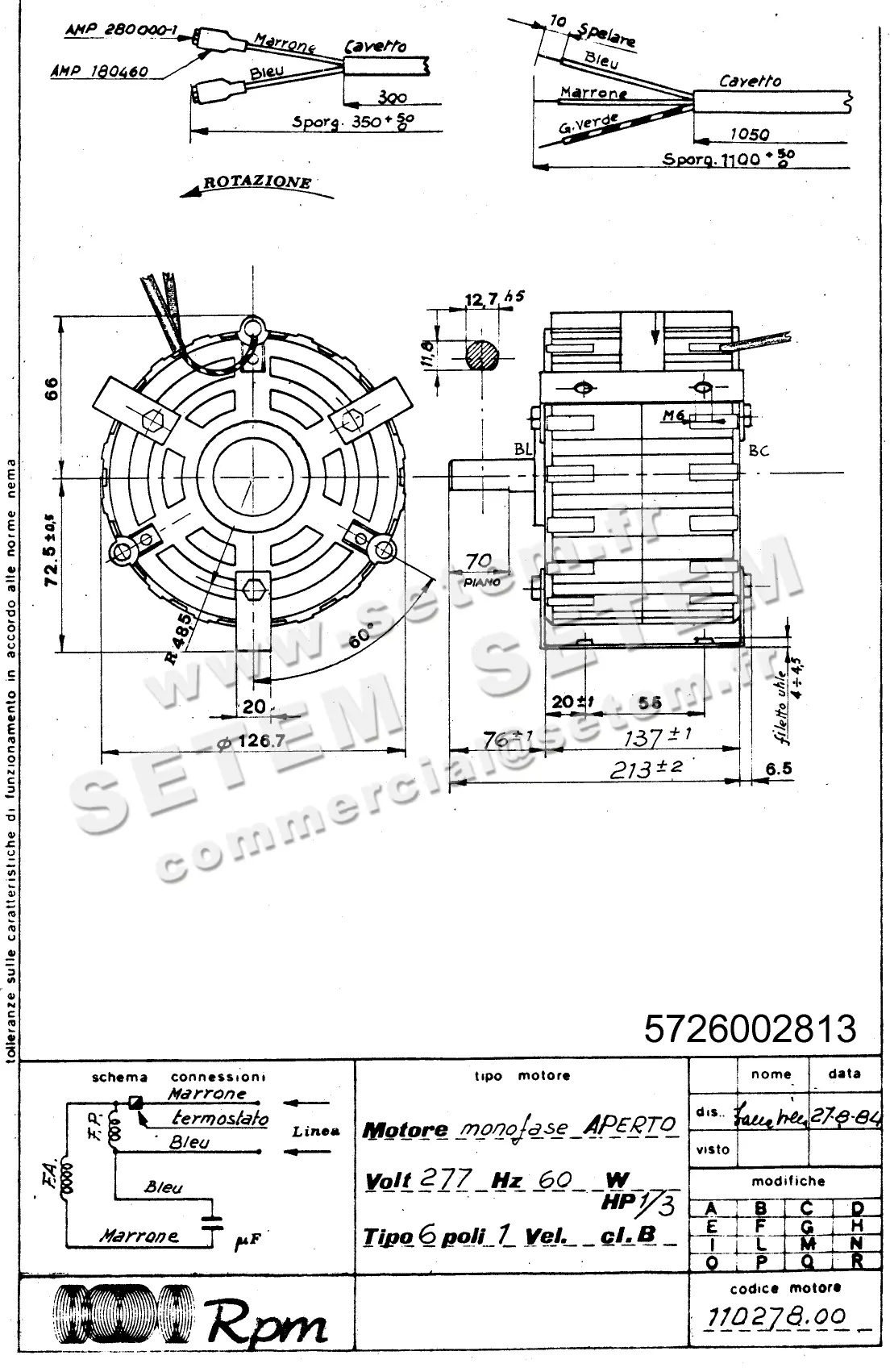 5726002813-MOTEUR RPM 11027800