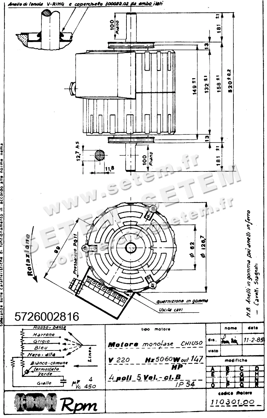 5726002816-MOTEUR RPM 11030100