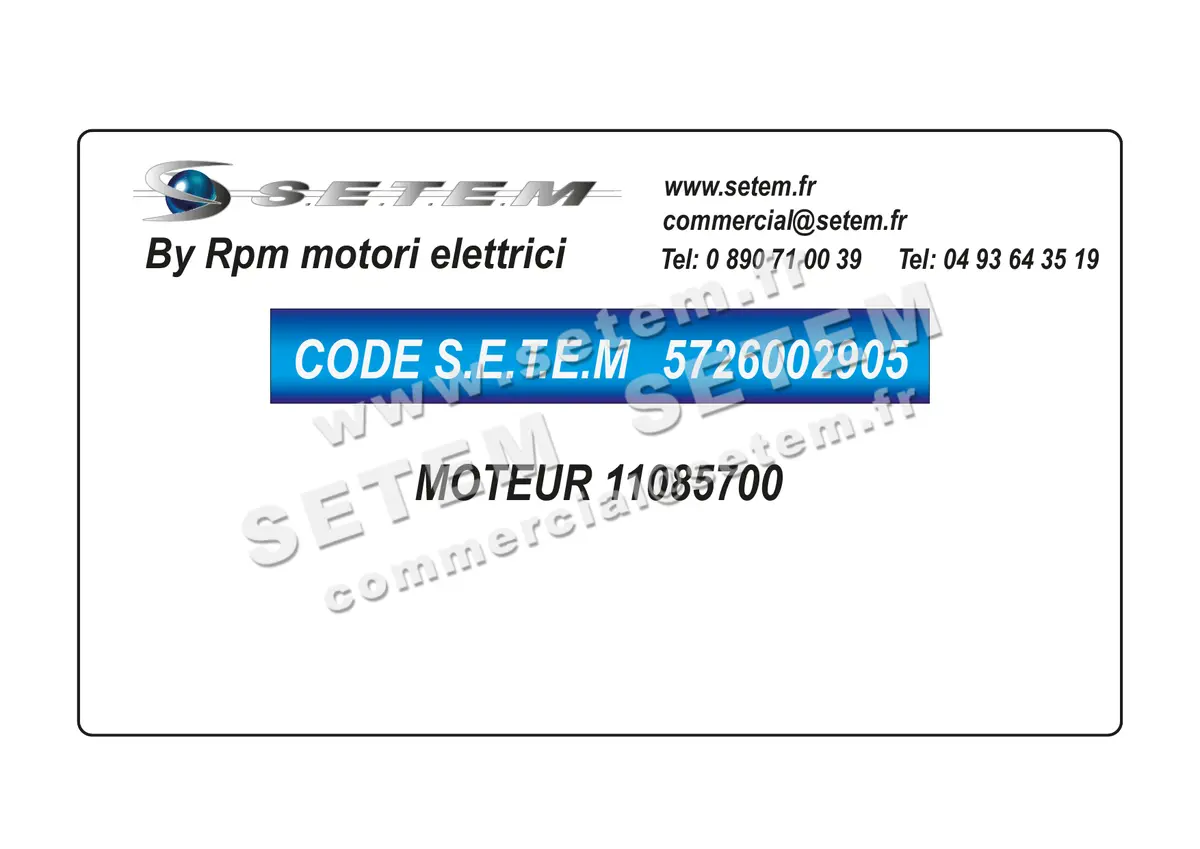 5726002905-MOTEUR RPM 11085700 2