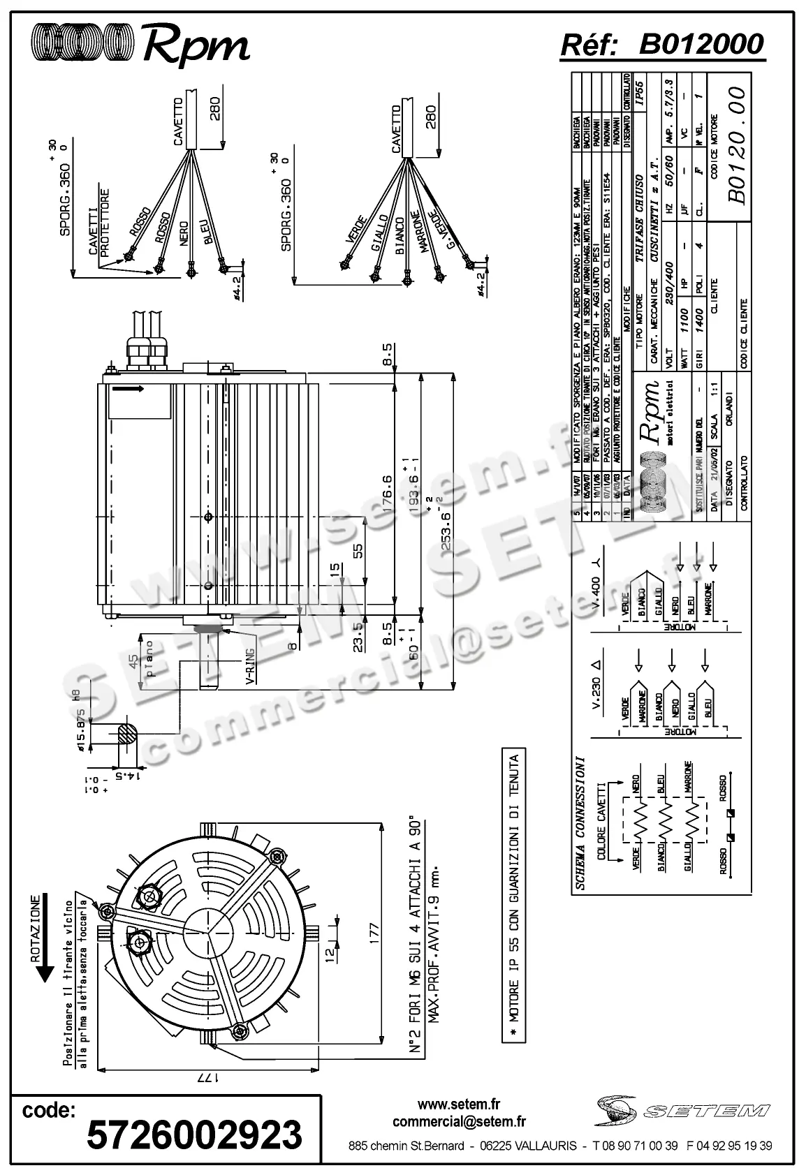 5726002923-MOTEUR RPM B012000