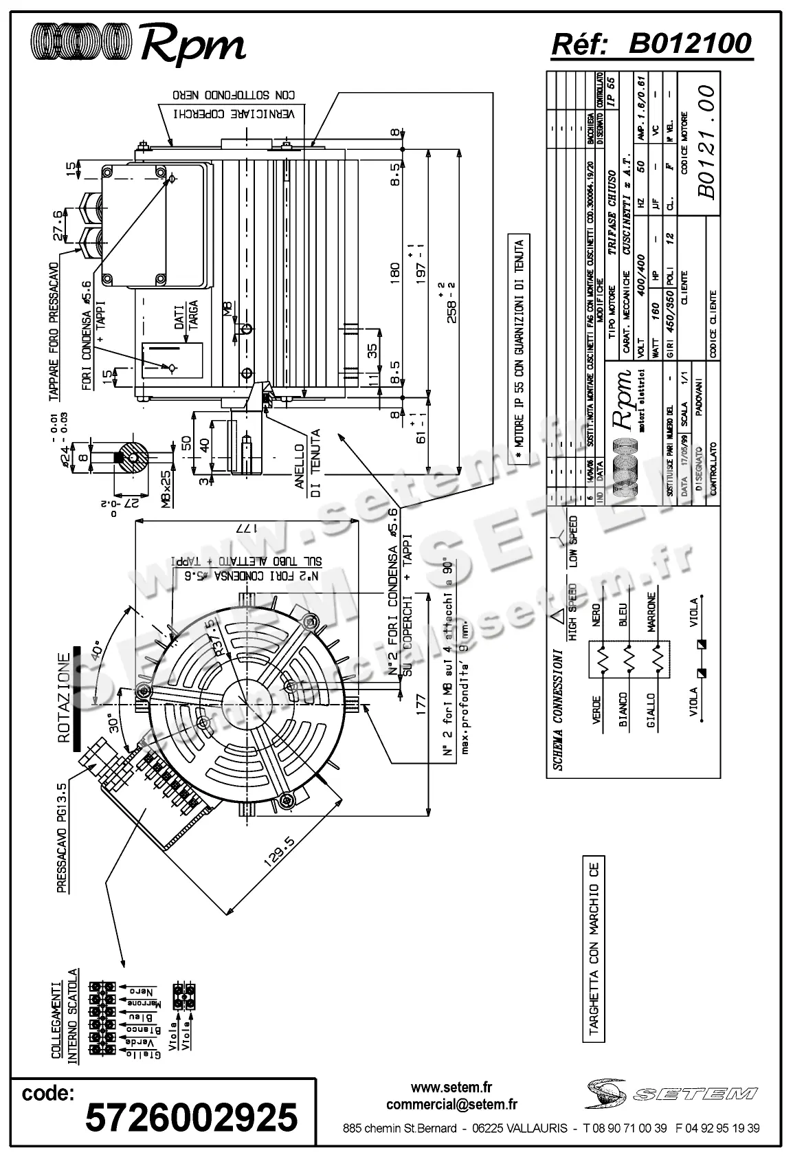 5726002925-MOTEUR RPM B012100