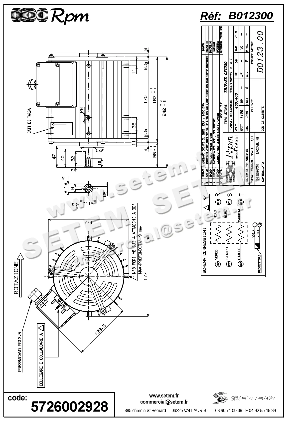 5726002928-MOTEUR RPM B012300