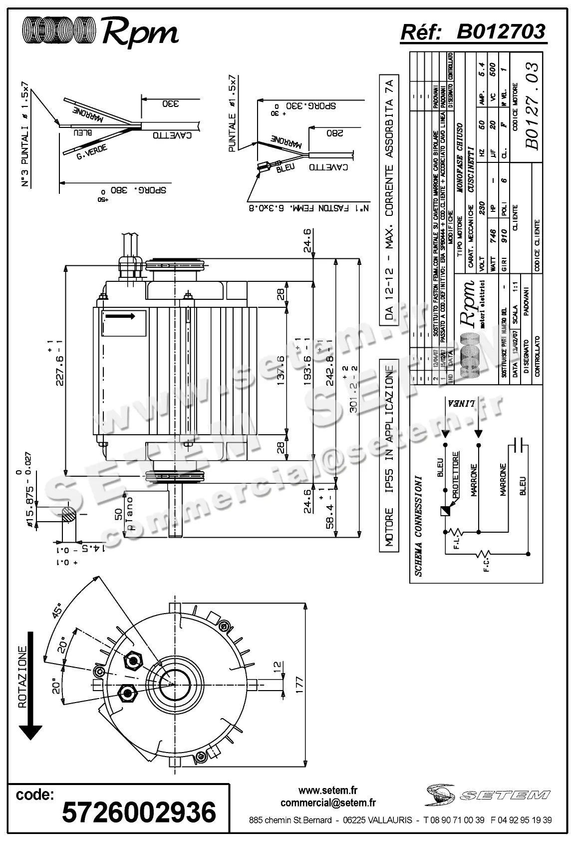 5726002936-MOTEUR RPM B012703