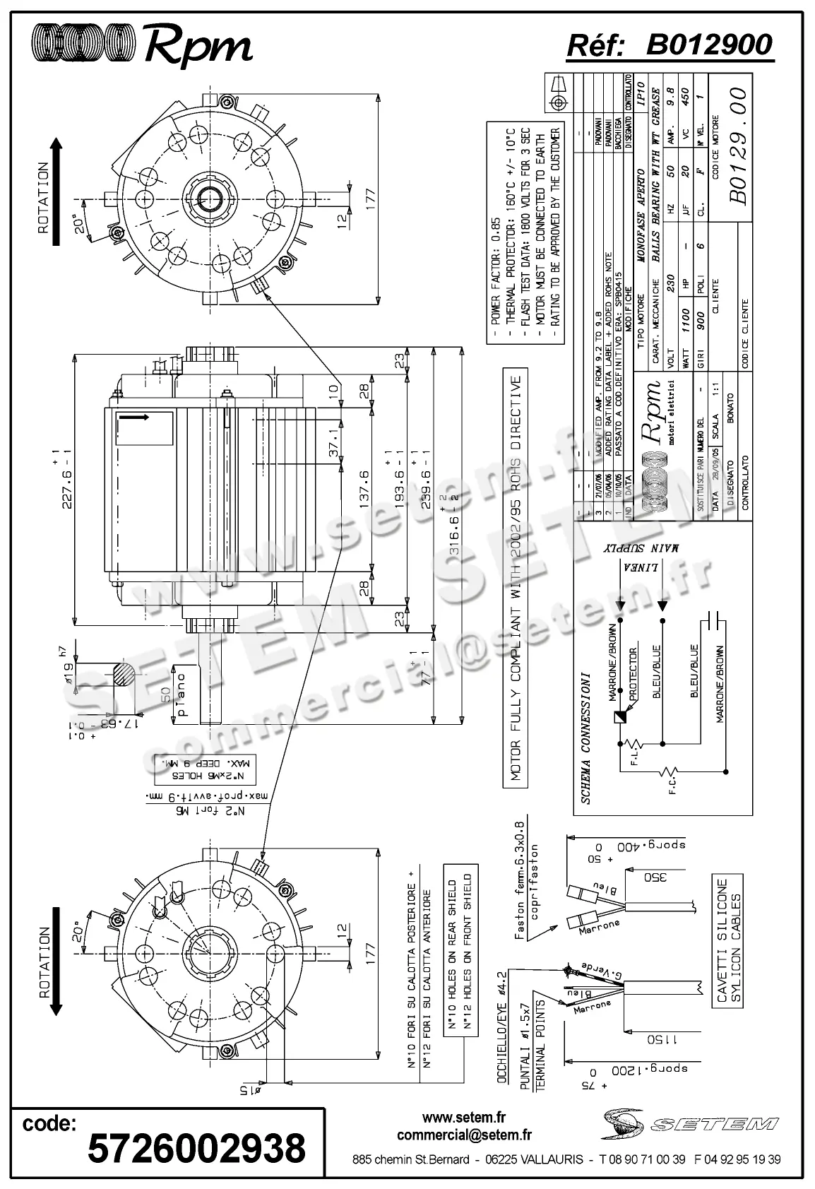 5726002938-MOTEUR RPM B012900 2