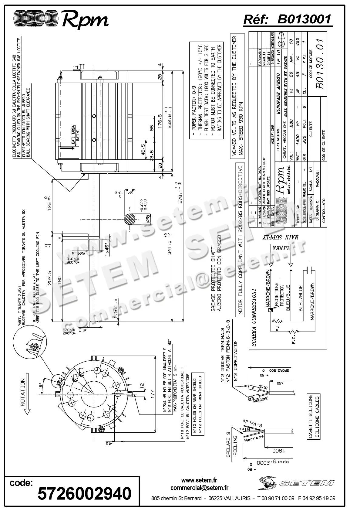 5726002940-MOTEUR RPM B013001