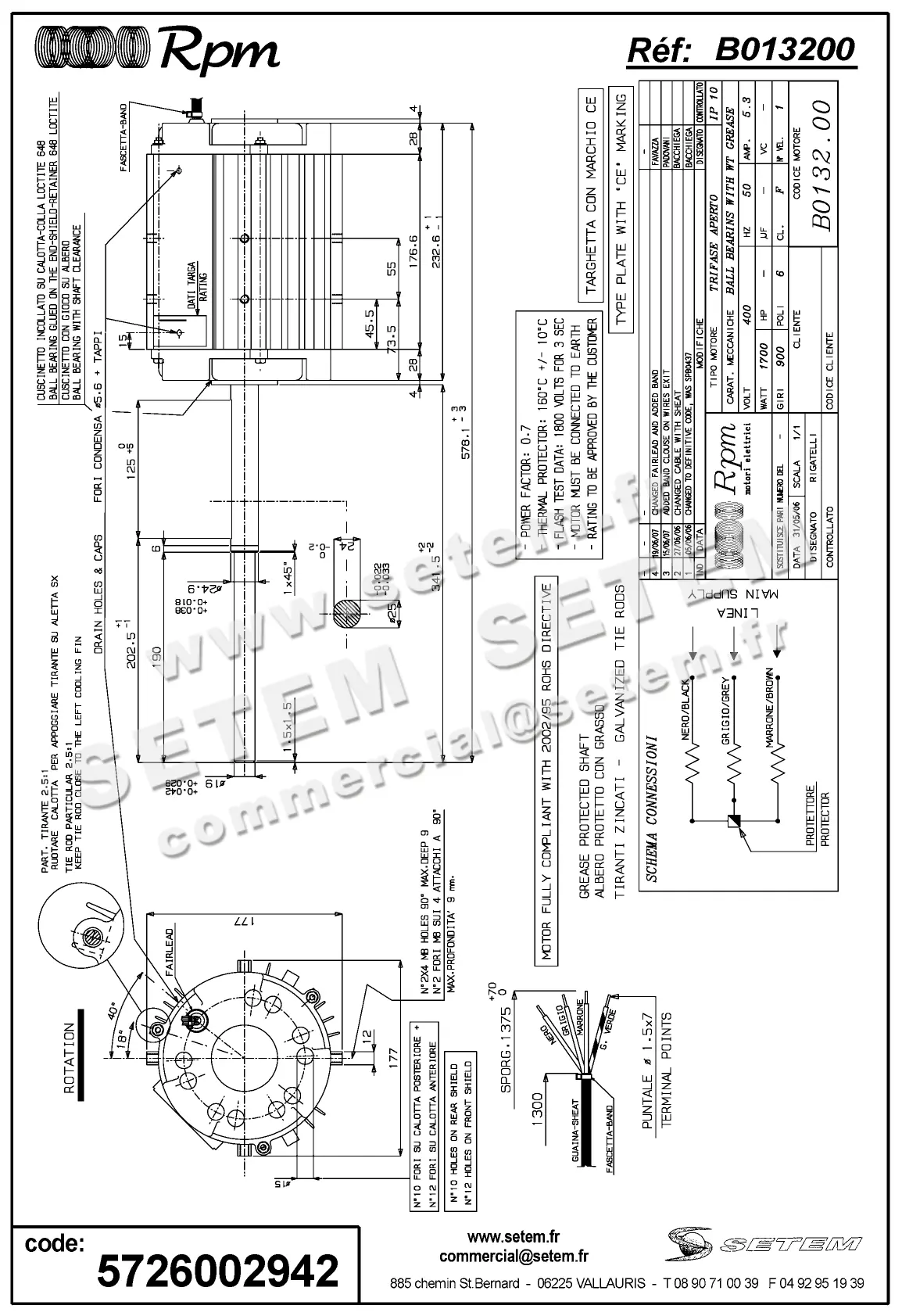 5726002942-MOTEUR RPM B013200