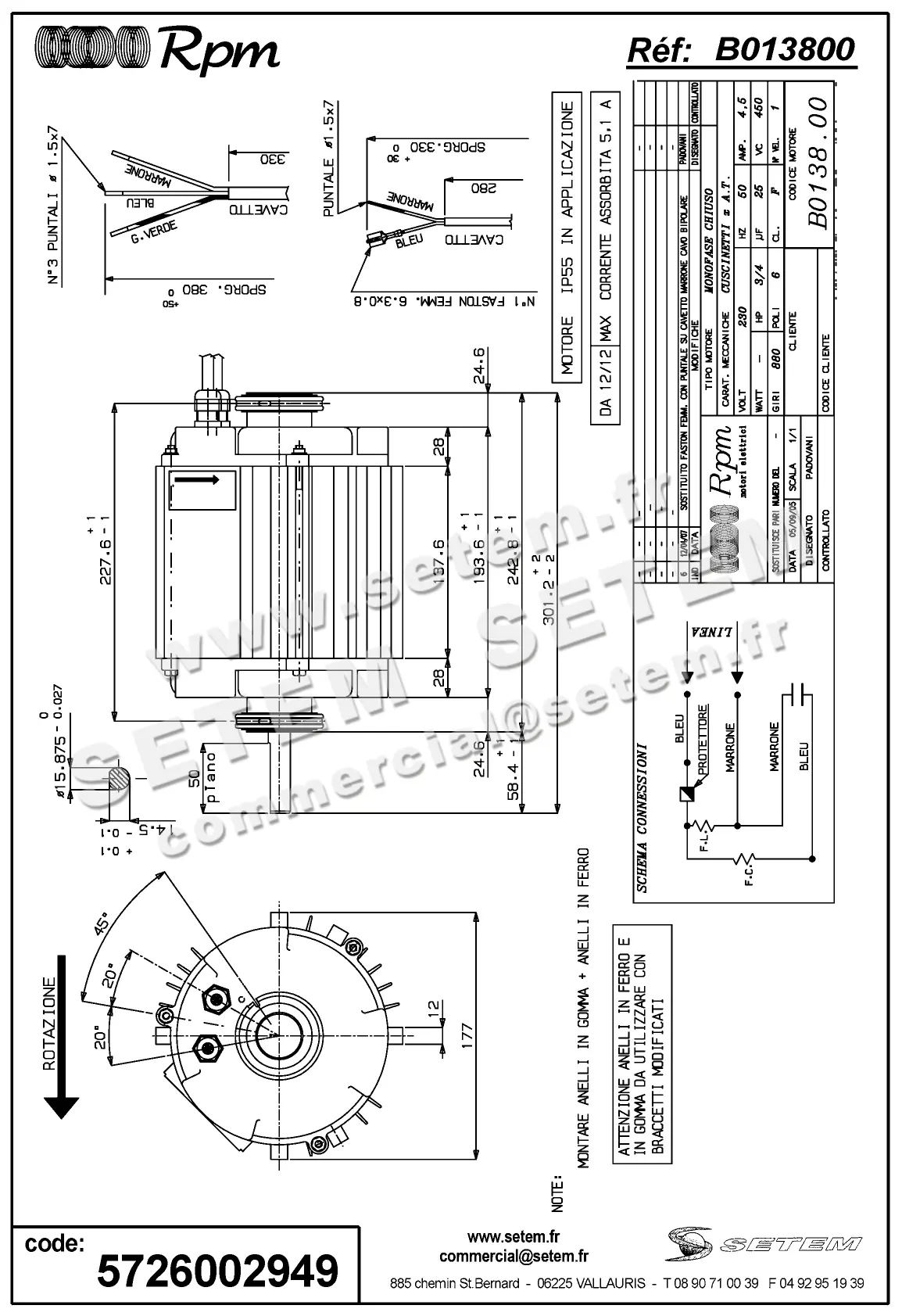 5726002949-MOTEUR RPM B013800