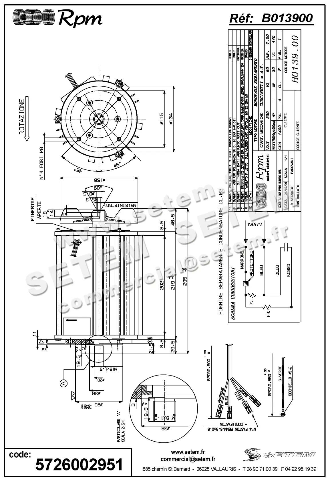 5726002951-MOTEUR RPM B013900