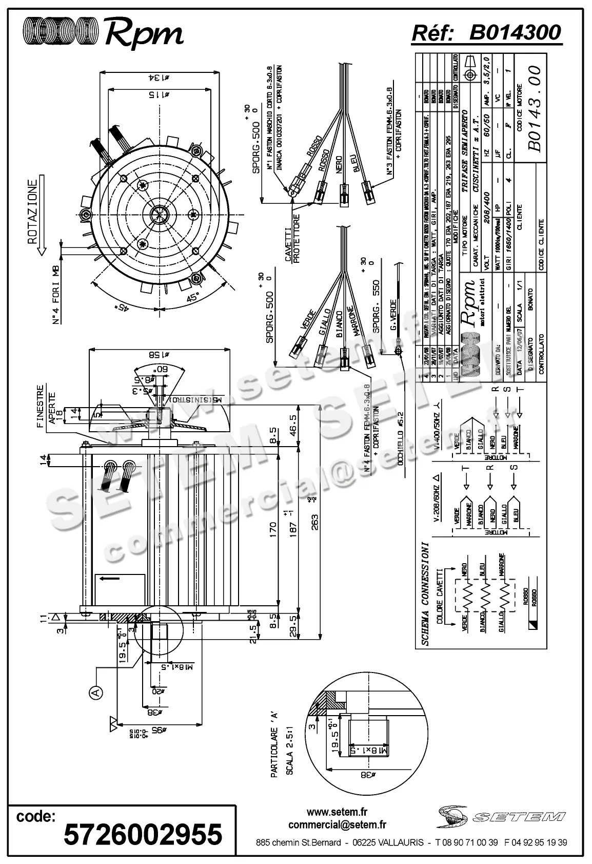 5726002955-MOTEUR RPM B014300