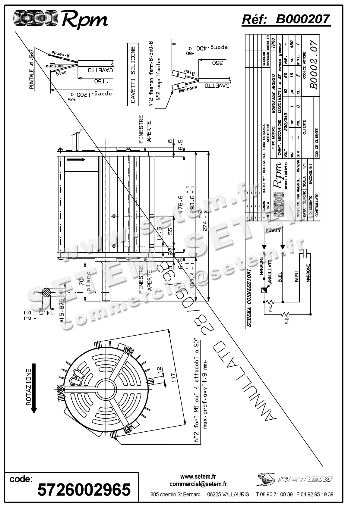 5726002965-MOTEUR RPM B000207