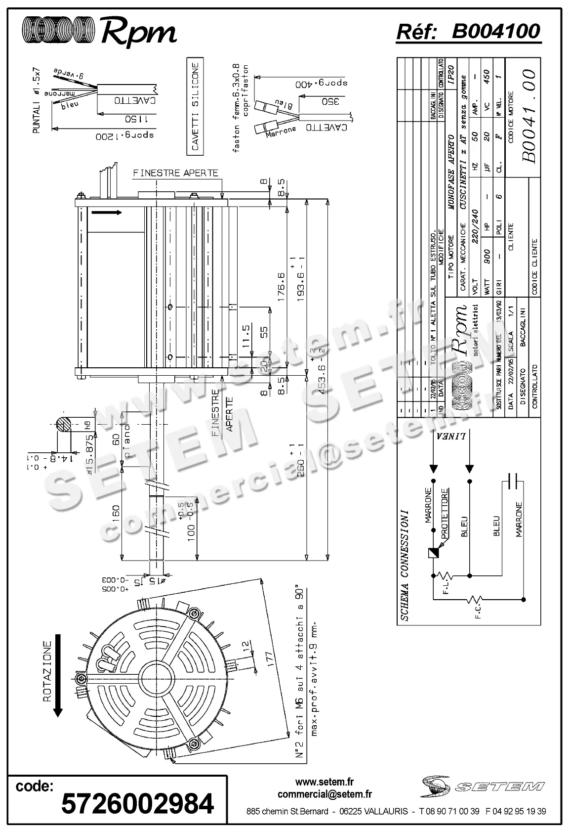 5726002984-MOTEUR RPM B004100