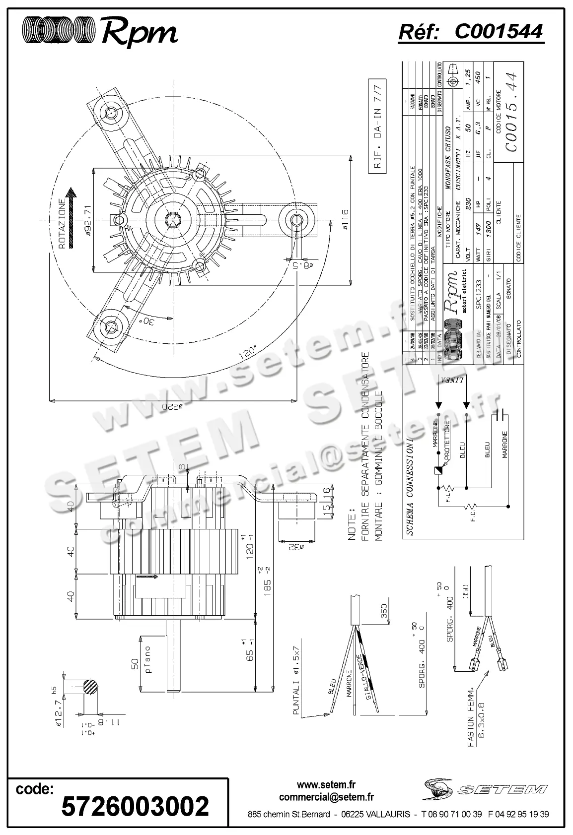5726003002-MOTEUR RPM C001544 4