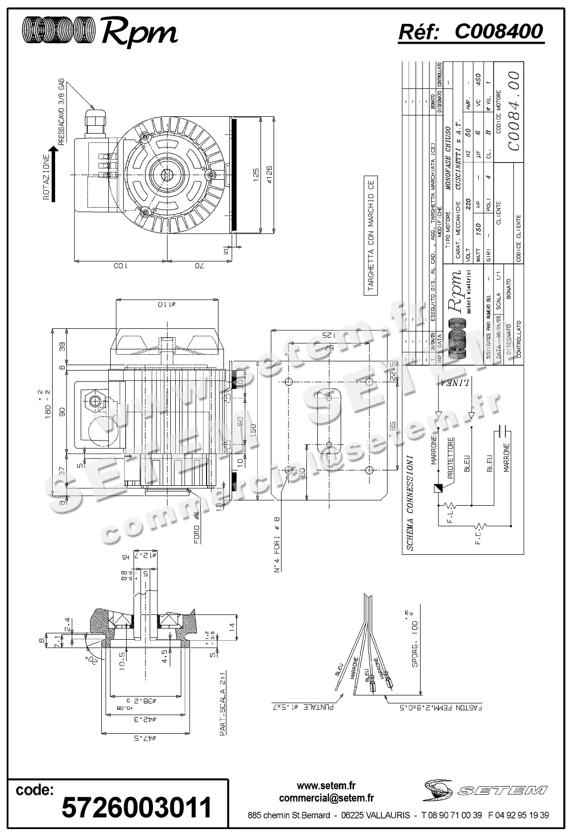 5726003011-MOTEUR RPM C008400