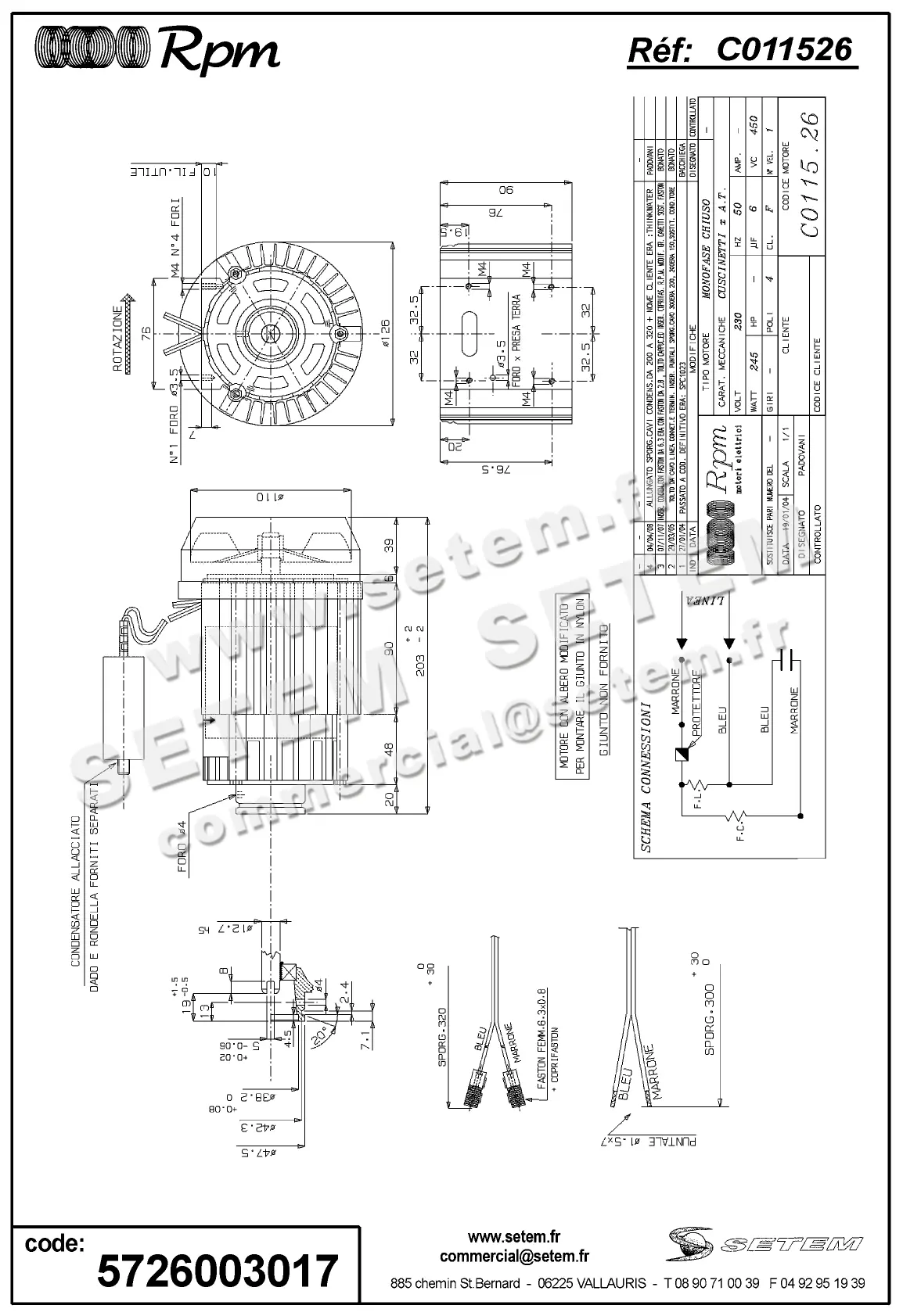 5726003017-MOTEUR RPM C011526
