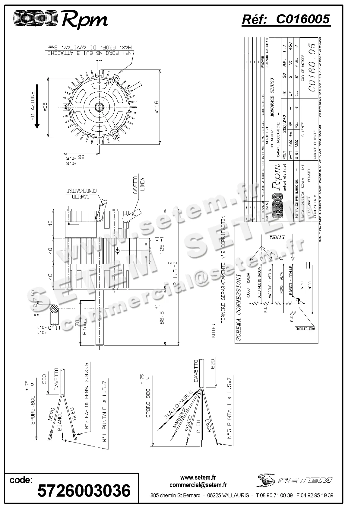 5726003036-MOTEUR RPM C016005