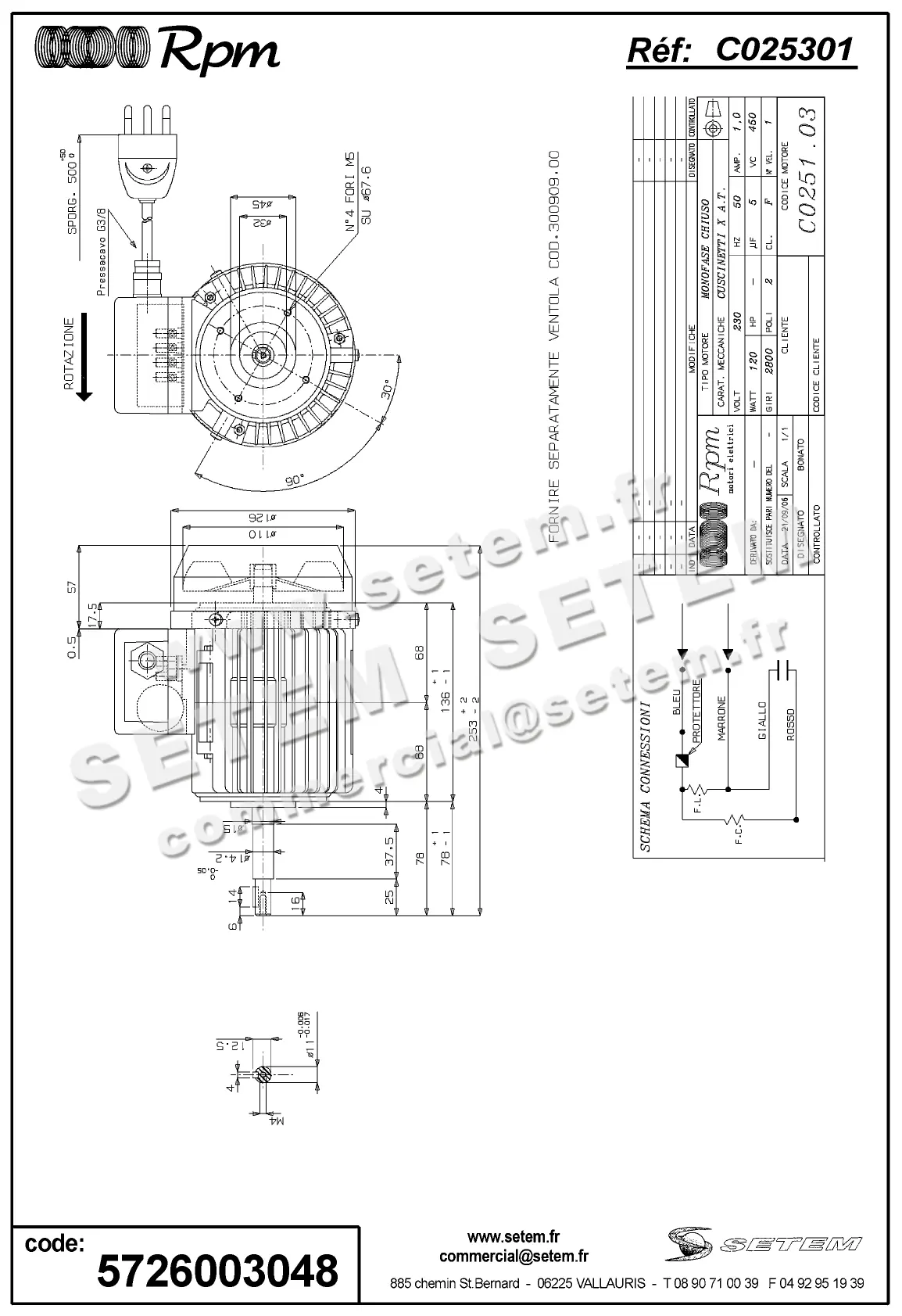 5726003048-MOTEUR RPM C025103
