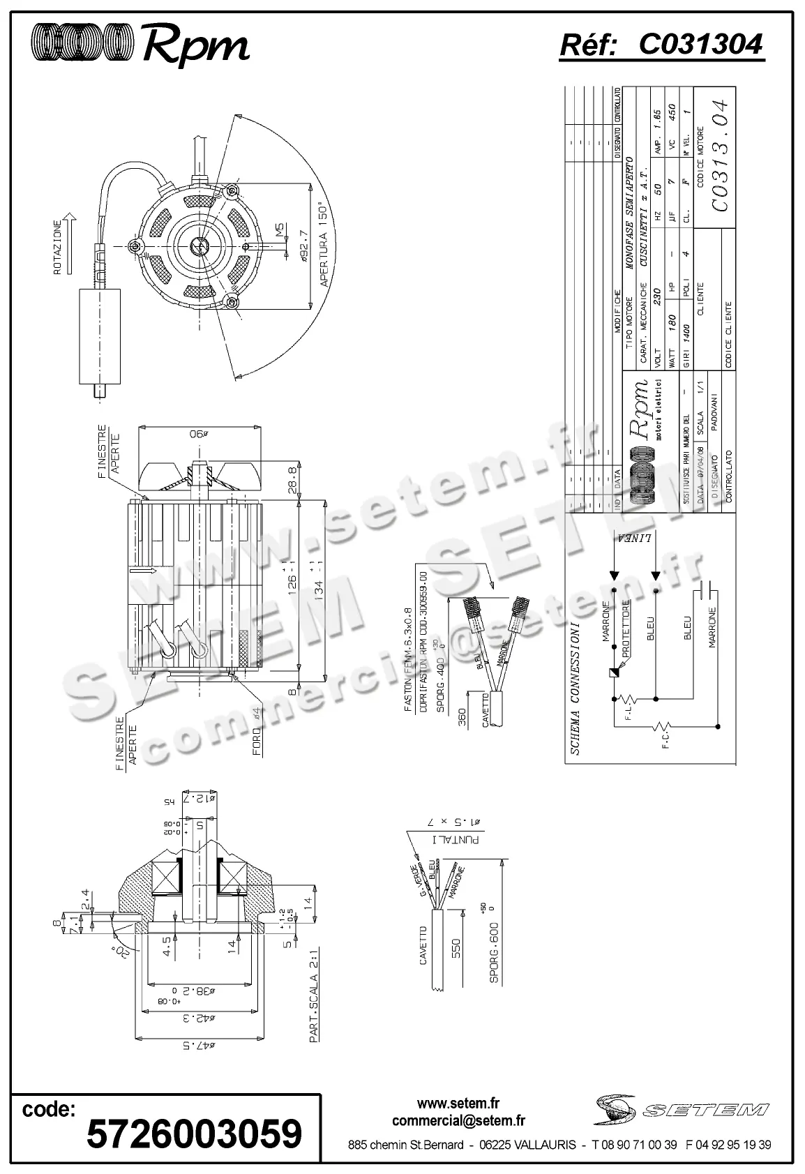 5726003059-MOTEUR RPM C031304