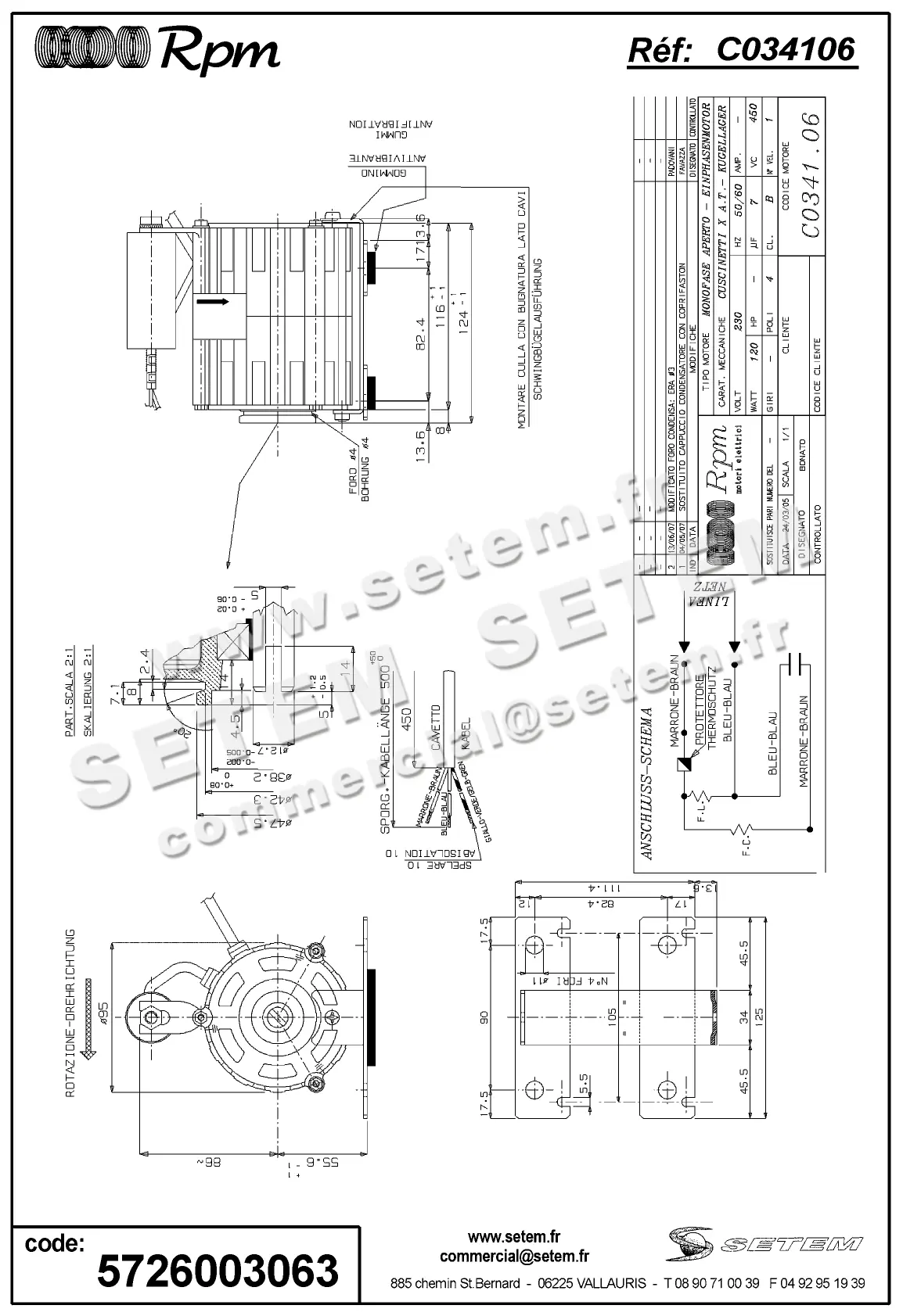 5726003063-MOTEUR RPM C034106