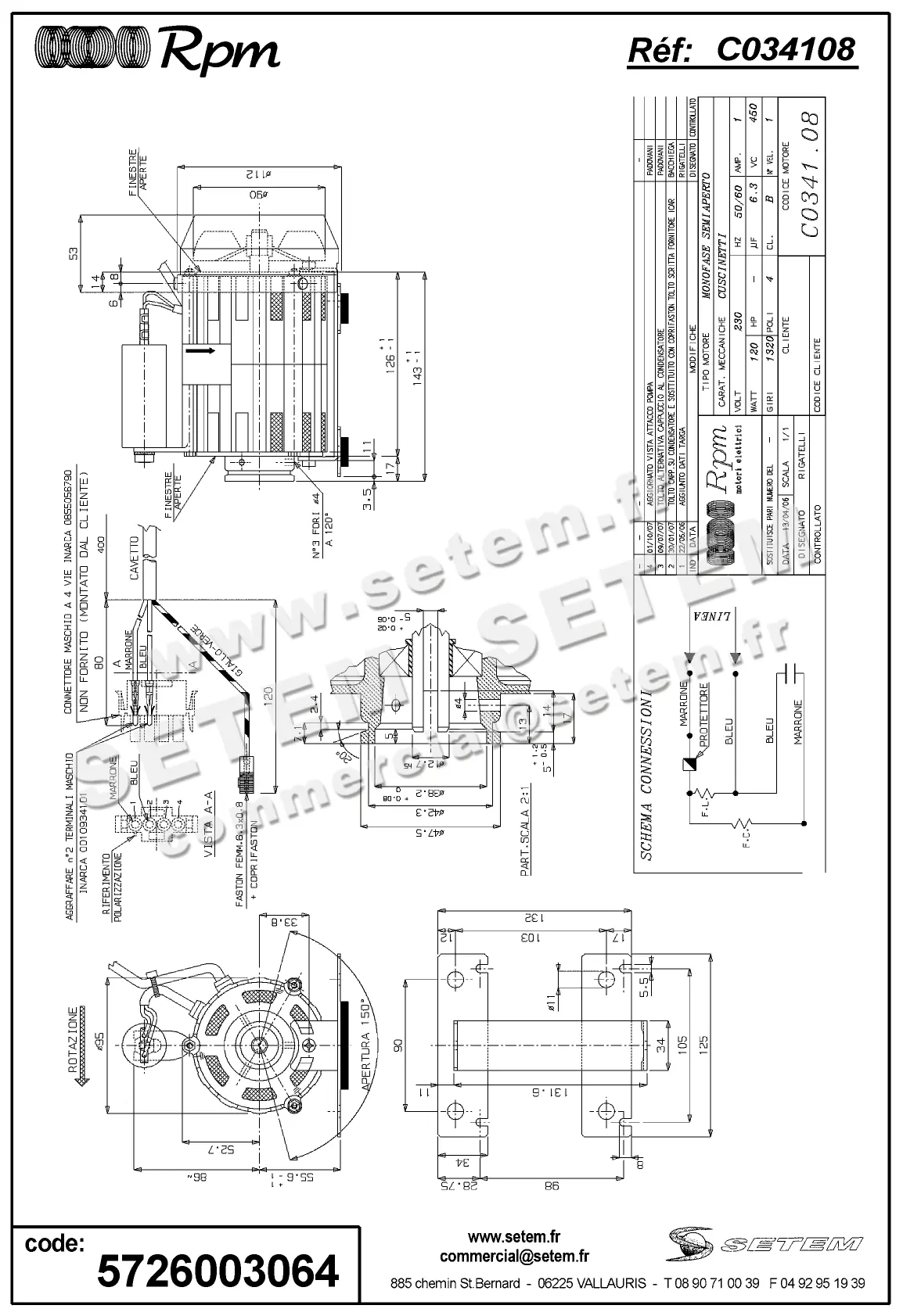 5726003064-MOTEUR RPM C034108