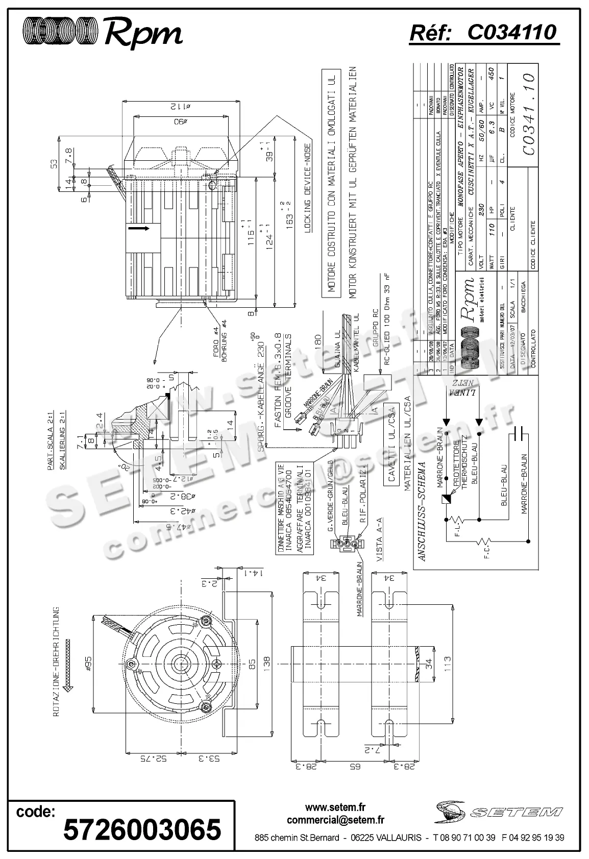5726003065-MOTEUR RPM C034110