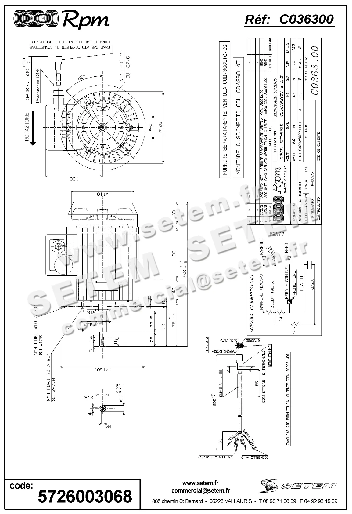 5726003068-MOTEUR RPM C036300