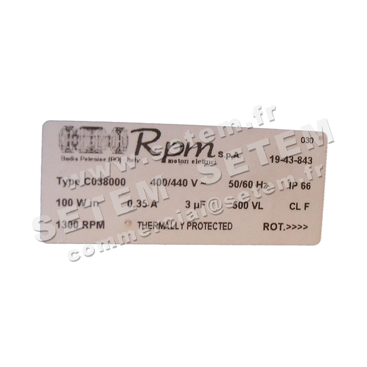 5726003075-MOTEUR RPM C038000 2