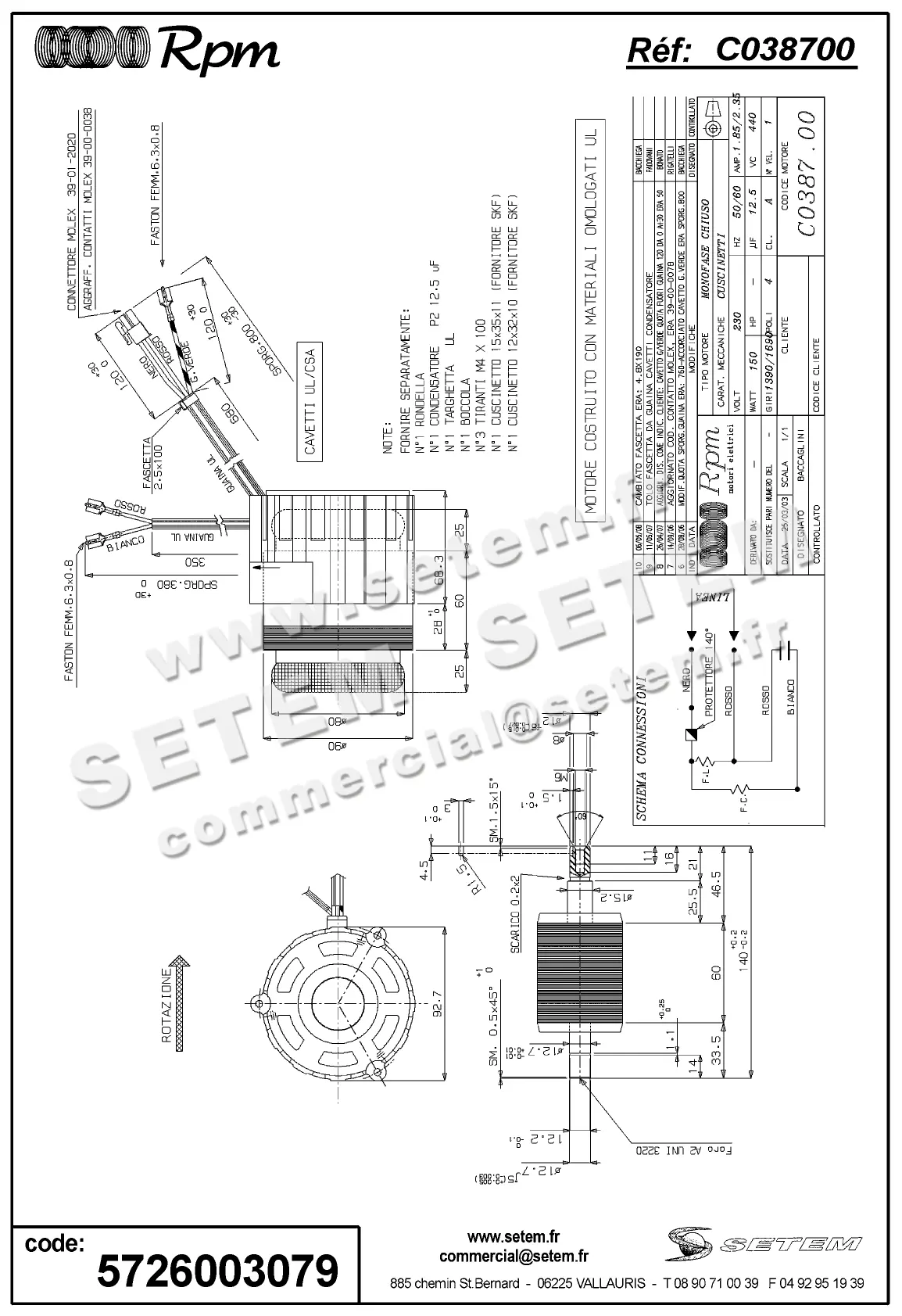 5726003079-MOTEUR RPM C038700